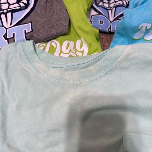 BUNDLE Of Random Men's Unisex Women's Blue Green Sports Drifit Lot of 9 T-shirts - Picture 7 of 8
